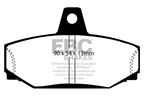 Brake Pad Set, disc brake (DP2793)