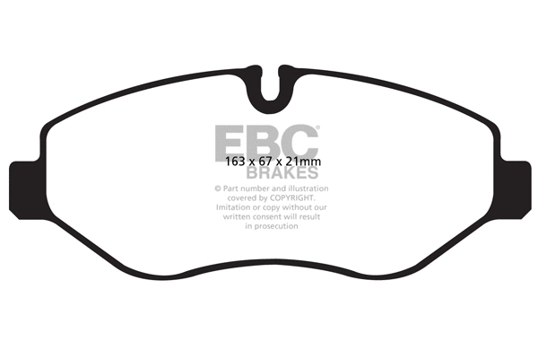 Brake Pad Set, disc brake (DP1980)