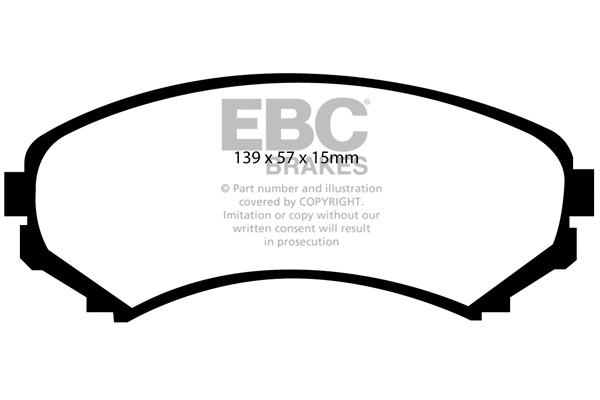 Brake Pad Set, disc brake (DP1619)