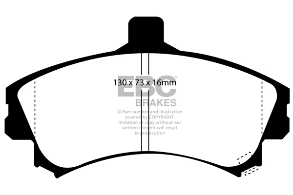 Brake Pad Set, disc brake (DP1045)