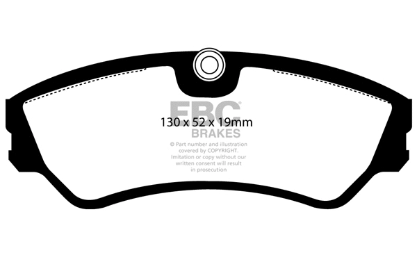 Brake Pad Set, disc brake (DP967)