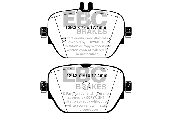 Brake Pad Set, disc brake (DP22314)