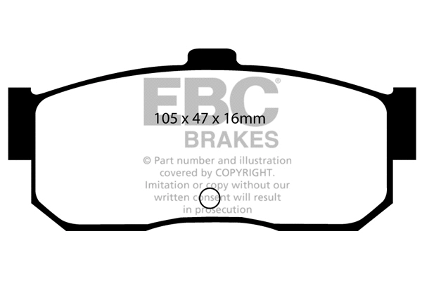 Brake Pad Set, disc brake (DP2889)