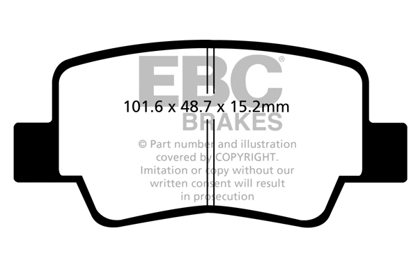 Brake Pad Set, disc brake (DP22051)