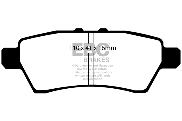 Brake Pad Set, disc brake (DP1748)
