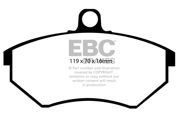 Brake Pad Set, disc brake (DP841)