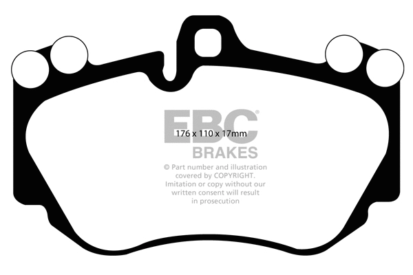 Brake Pad Set, disc brake (DP31905C)