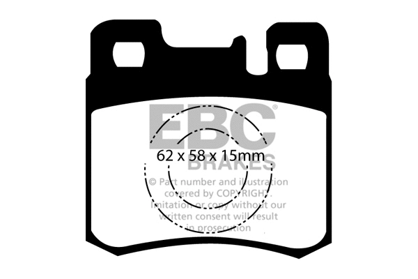Brake Pad Set, disc brake (DP2846)