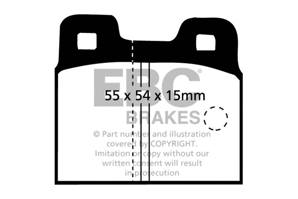 Brake Pad Set, disc brake (DP218)