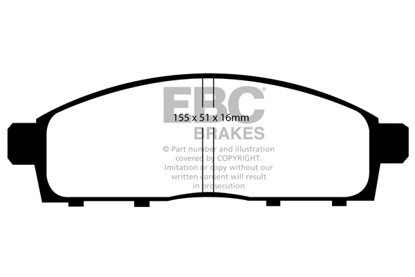 Brake Pad Set, disc brake (DP1963)