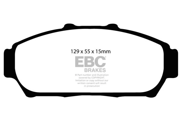Brake Pad Set, disc brake (DP1206)