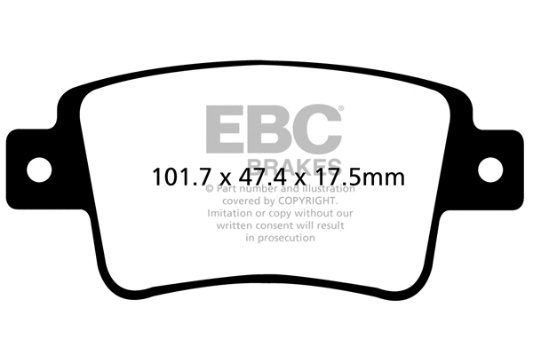 Brake Pad Set, disc brake (DP22101)