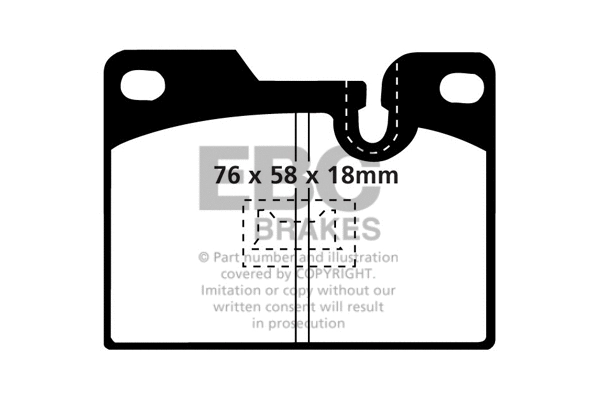 Brake Pad Set, disc brake (DP346)