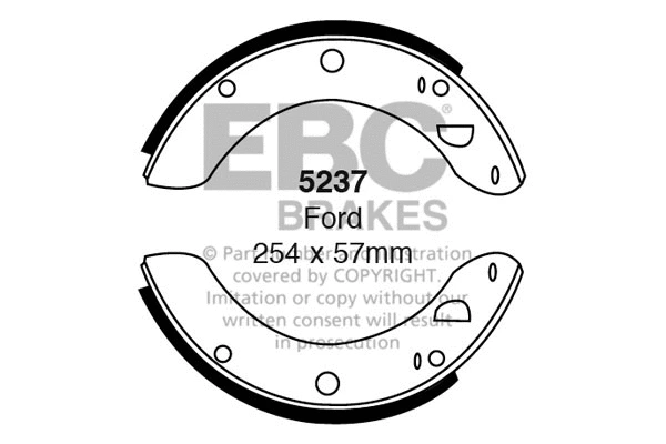 Brake Shoe Set (5237)
