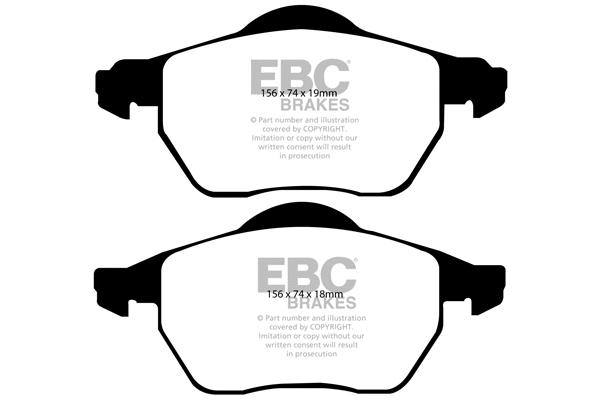 Brake Pad Set, disc brake (DP41439R)
