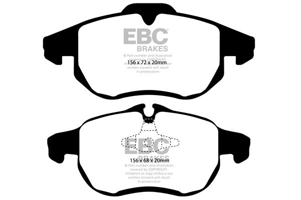 Brake Pad Set, disc brake (DP1414)