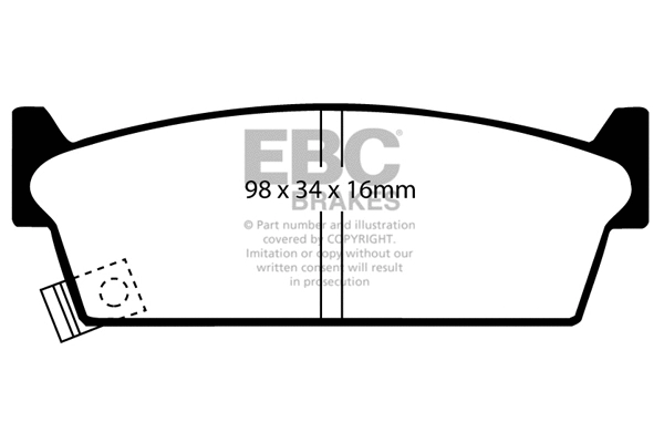 Brake Pad Set, disc brake (DP2686/2)