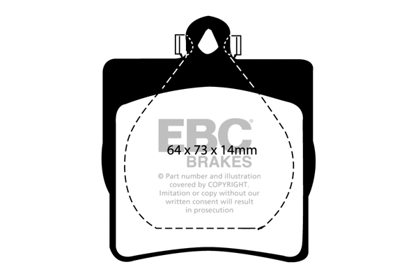 Brake Pad Set, disc brake (DP1191)