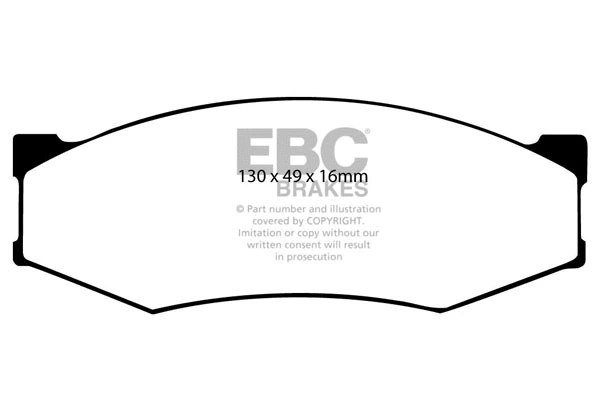 Brake Pad Set, disc brake (DP538)