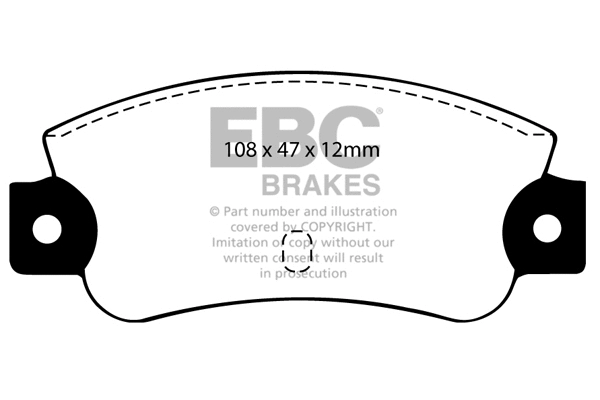 Brake Pad Set, disc brake (DP501)