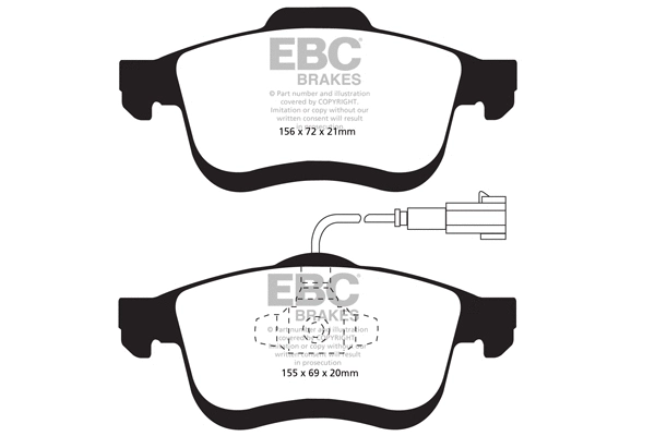 Brake Pad Set, disc brake (DP22010)