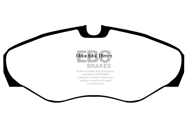 Brake Pad Set, disc brake (DP1393)