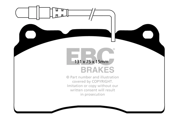 Brake Pad Set, disc brake (DP1419)