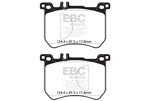 Brake Pad Set, disc brake (DP22179)