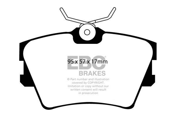 Brake Pad Set, disc brake (DP1102)