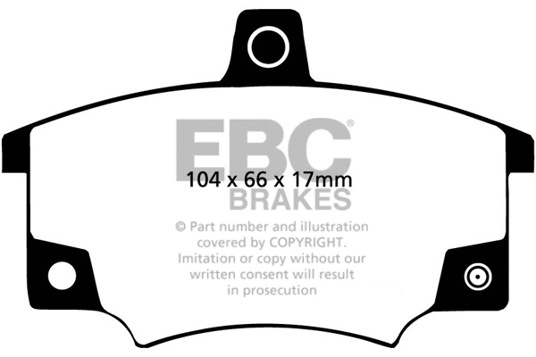 Brake Pad Set, disc brake (DP2420/2)