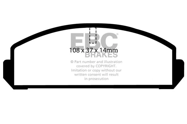 Brake Pad Set, disc brake (DP271)