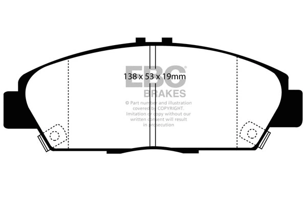 Brake Pad Set, disc brake (DP2975)