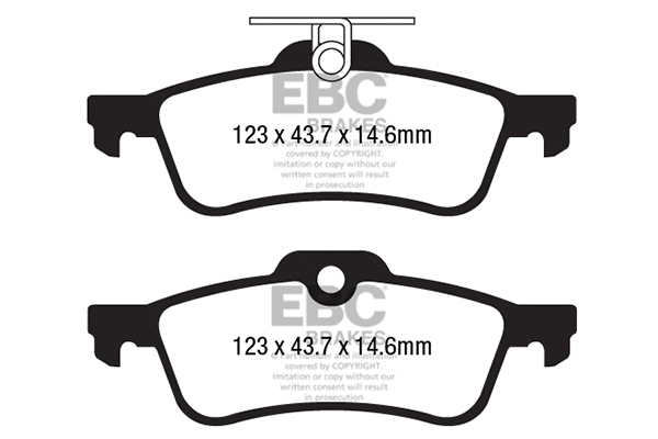 Brake Pad Set, disc brake (DP22181)