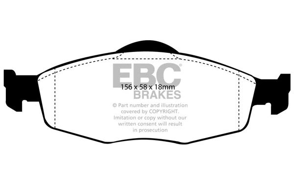 Brake Pad Set, disc brake (DP950)