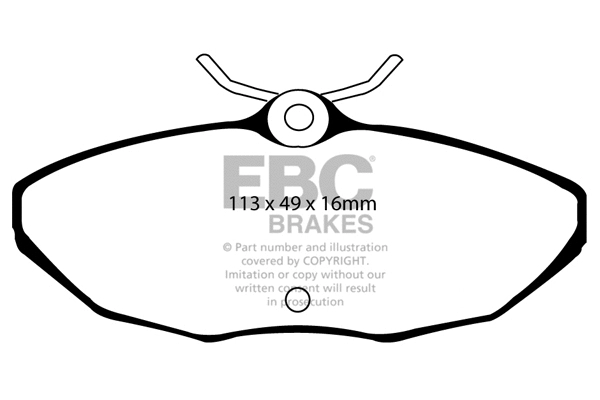 Brake Pad Set, disc brake (DP1221/2)