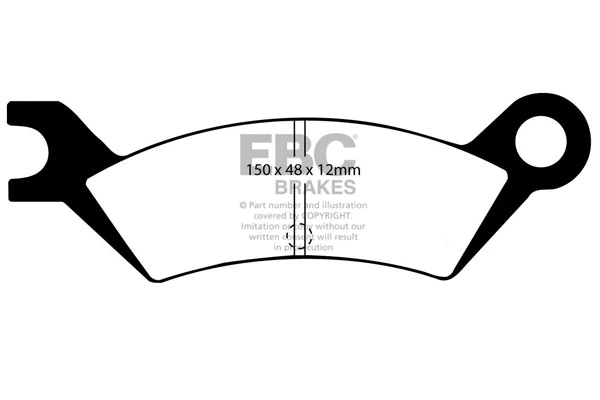 Brake Pad Set, disc brake (DP442)
