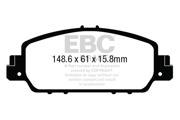 Brake Pad Set, disc brake (DP23014)