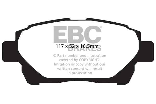 Brake Pad Set, disc brake (DPX2061)