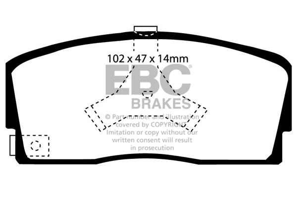 Brake Pad Set, disc brake (DP765)