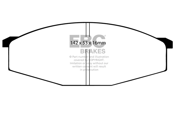 Brake Pad Set, disc brake (DP445)
