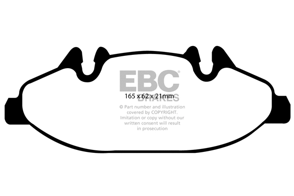 Brake Pad Set, disc brake (DP1553)