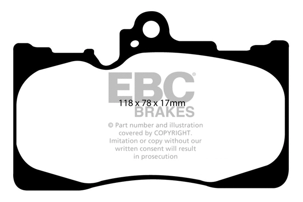 Brake Pad Set, disc brake (DP1589)
