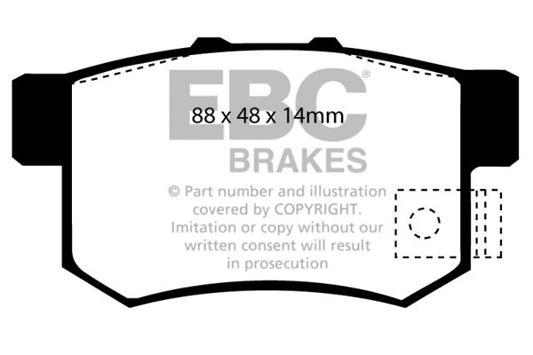 Brake Pad Set, disc brake (DP6781/2)