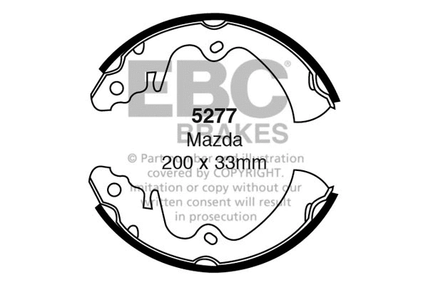 Brake Shoe Set (5277)