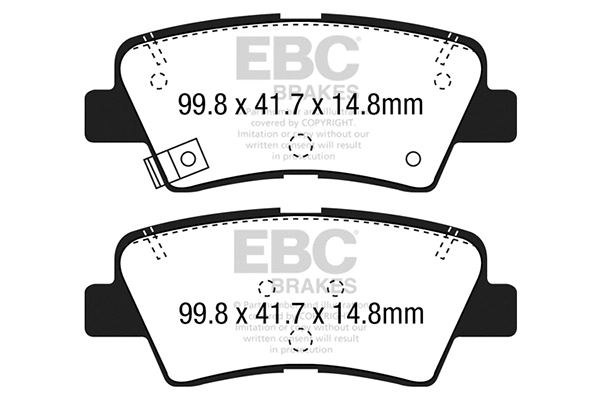 Brake Pad Set, disc brake (DP22188)