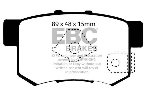 Brake Pad Set, disc brake (DP1193/2)