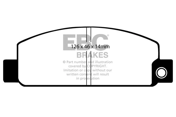 Brake Pad Set, disc brake (DP318)