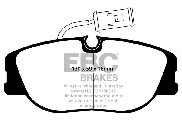 Brake Pad Set, disc brake (DP2733/3)