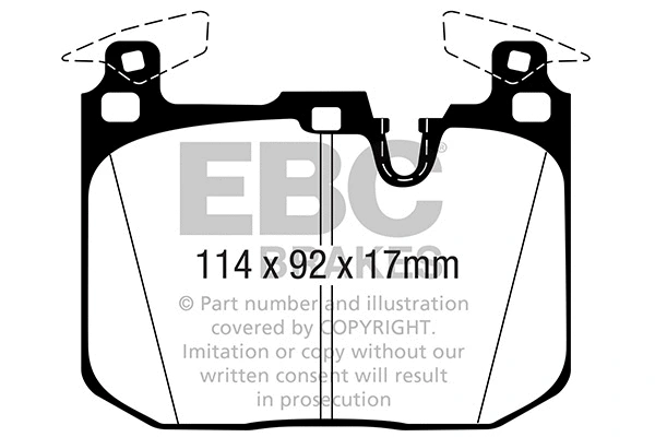 Brake Pad Set, disc brake (DP32360C)