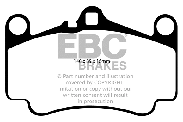 Brake Pad Set, disc brake (DP31515C)
